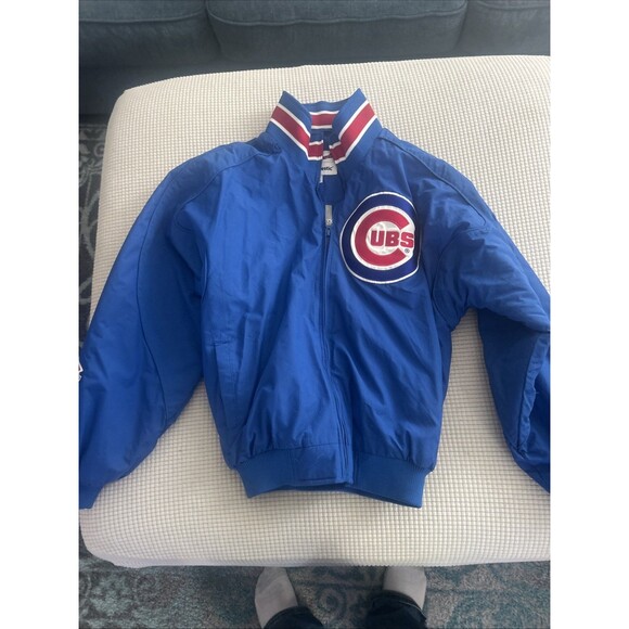 Chicago Cubs Majestic Vintage MLB Full-Zip Jacket Men’s Medium - Picture 1 of 5